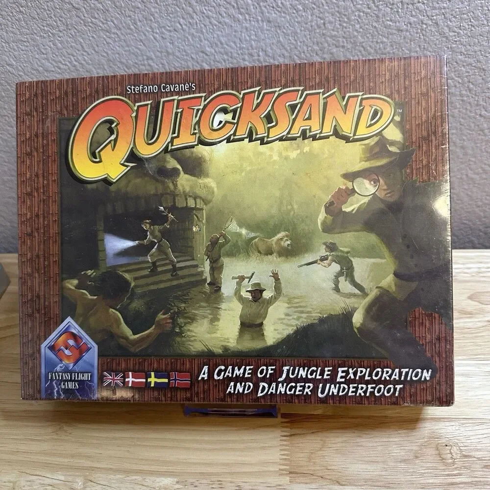 Quicksand 2003 Fantasy Flight Games New Sealed Board Game